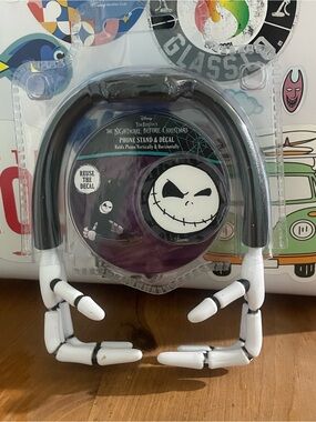 Disney Nightmare Before Christmas Jack Skellington Black & White Phone Stand